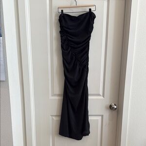 Anthro strapless dress